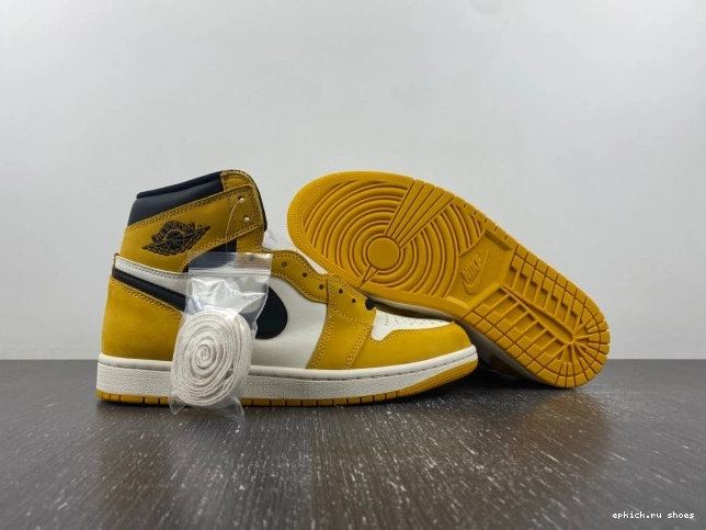 Cheap OG Air Jordan Yellow DZ5485-701 High Ochre 1 0721